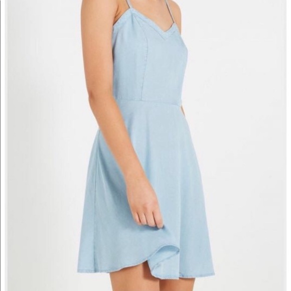 Cotton On Dresses & Skirts - Cotton On Chambray Spaghetti Strap Dress Sz XS